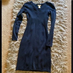 Max studio blue sweater dress x small